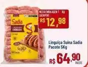 Max Atacadista Sadia - linguiça suina oferta