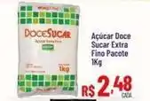 Max Atacadista Doce sucar - açúcar extra fino pacote oferta