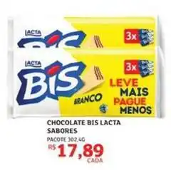 Assaí Atacadista Lacta - chocolate bis oferta