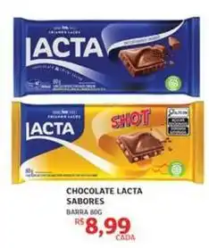 Lacta - chocolate sabores