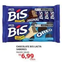 Assaí Atacadista Lacta - chocolate bis sabores oferta