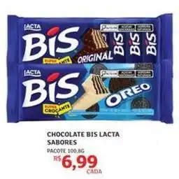 Lacta - chocolate bis sabores