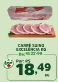 Araújo Supermercados Carré suíno excelência kg oferta