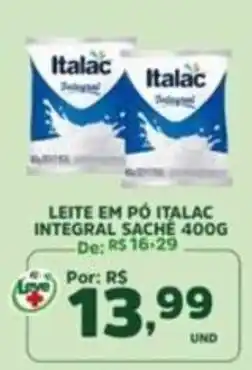 Araújo Supermercados Leite em pó italac integral oferta