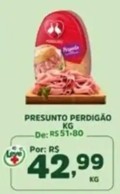 Araújo Supermercados Presunto perdigão oferta