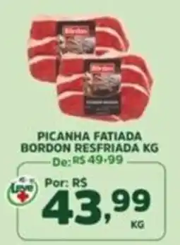Araújo Supermercados Picanha fatiada bordon resfriada kg oferta
