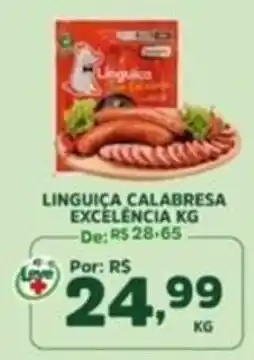 Araújo Supermercados Linguica calabresa excelencia kg oferta