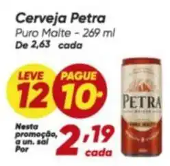 Dia Petra - cerveja oferta