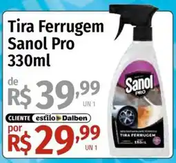 Supermercado Dalben Tira Ferrugem Sanol Pro oferta
