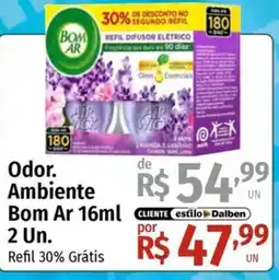 Supermercado Dalben Odor. Ambiente Bom Ar 16ml oferta