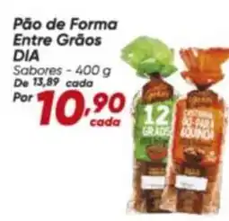 Dia Dia - pão de forma entre grãos oferta
