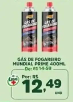 Araújo Supermercados gás de fogareiro mundial prime oferta