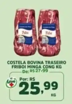 Araújo Supermercados Costela bovina traseiro friboi minga cong kg oferta
