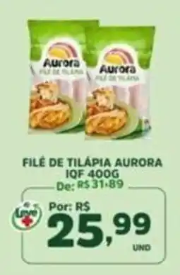 Araújo Supermercados Filé de tilápia aurora oferta
