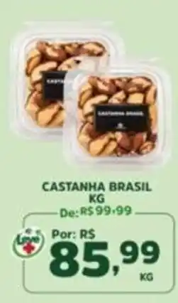 Araújo Supermercados Castanha brasil oferta