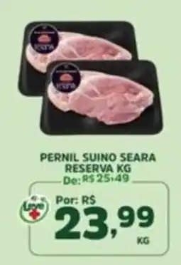 Araújo Supermercados Pernil suino seara reserva kg oferta
