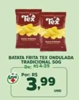 Araújo Supermercados batata frita tex ondulada tradicional oferta