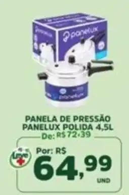 Araújo Supermercados Panela de pressão panelux polida 4,5l oferta