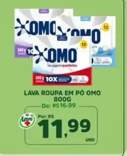 Araújo Supermercados Lava roupa em pó omo oferta