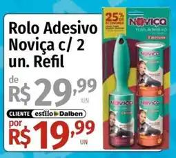 Supermercado Dalben Rolo Adesivo Noviça c/ 2 un. Refil oferta