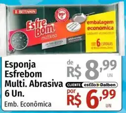 Supermercado Dalben Esponja Esfrebom Multi. Abrasiva oferta