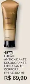 O Boticário Loção antioxidante desodorante hidratante corporal fps oferta