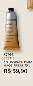 O Boticário Creme antissinais para maos fps oferta