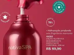 O Boticário De - locao nutritiva desodorante hidratante corporal oferta
