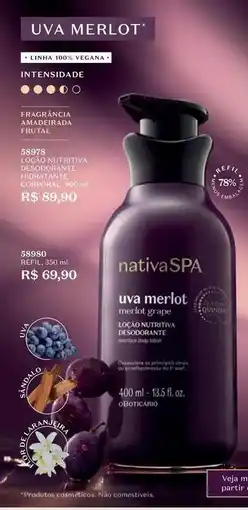 O Boticário Nativa - intenslado oferta