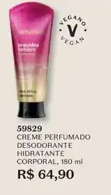 O Boticário O boticario - creme perfumado desodorante hidratante corporal oferta