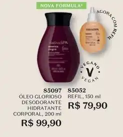 O Boticário Óleo de sodorante hidratante corporal oferta
