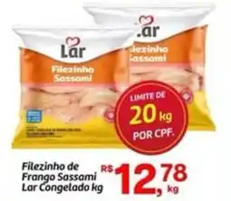 Fort Atacadista Lar - filezinho de frango sassami oferta