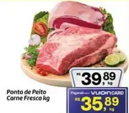 Fort Atacadista De - ponta de peito carne fresca oferta