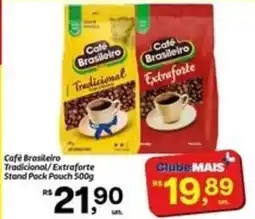 Fort Atacadista Brasileiro - café tradicional/extraforte stand pack pouch oferta