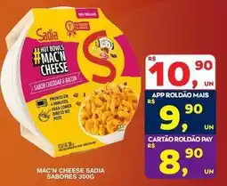Roldão Sadia - mac'n cheese oferta