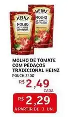 Assaí Atacadista Heinz - molho de tomate com pedacos tradicional oferta