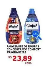 Assaí Atacadista Comfort - amaciante de roupas concentrado fragrâncias oferta