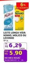 Assaí Atacadista Nestlé - leite longa vida, mojico ou levinho oferta