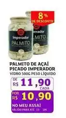 Assaí Atacadista Imperador - palmito de açaí oferta