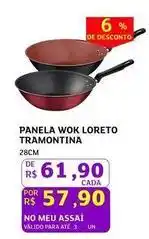 Assaí Atacadista Tramontina - panela wok loreto oferta