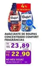 Assaí Atacadista Comfort - amaciante de roupas concentrado oferta