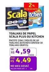 Assaí Atacadista Scala - toalhas de papel plus oferta