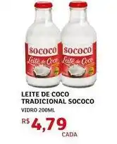 Assaí Atacadista Sococo - leite de coco tradicional oferta
