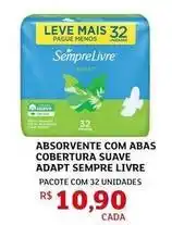 Assaí Atacadista Sempre livre - absorvente com abas cobertura suave adapt oferta