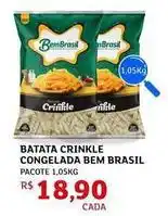 Assaí Atacadista Bem brasil - batata crinkle congelada oferta