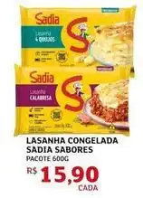 Assaí Atacadista Sadia - lasanha congelada oferta