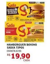 Assaí Atacadista Sadia - hambúrguer bovino oferta