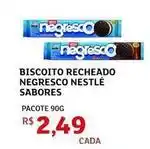 Sabores - biscoito recheado negresco sabores