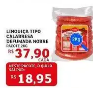 Assaí Atacadista Nobre - linguiça tipo calabresa defumada oferta