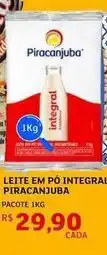 Assaí Atacadista Piracanjuba - leite em pó integral oferta